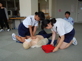 救命救急講習を行いました。